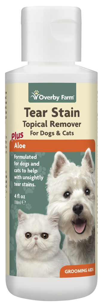 Tear Stain Topical Remover for Cats Dogs 118ml Overby Farm