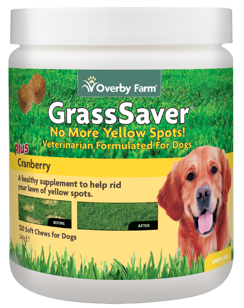 GrassSaver Soft Chews for Dogs 120pcs Overby Farm